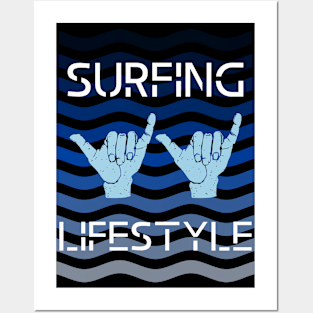 SURFING LIFESTYLE Posters and Art